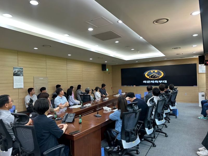 문경시농업기술센터-국군체육부대, 상생협력 만남. /문경시 제공