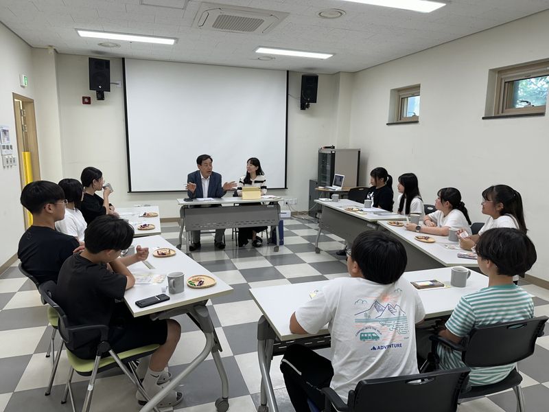 문경 모전초등학교 6학년, 지역사회 기관 인터뷰