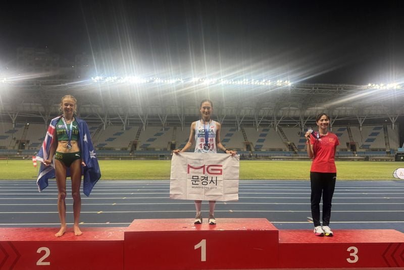 문경시청 조하림, 대만 국제오픈육상선수권대회 3000m 장애물 경기 우승