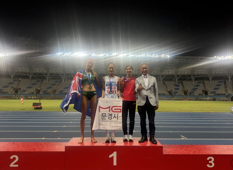 문경시청 조하림, 대만 국제오픈육상선수권대회 3000m 장애물 경기 우승