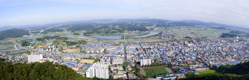문경시 점촌지역 전경