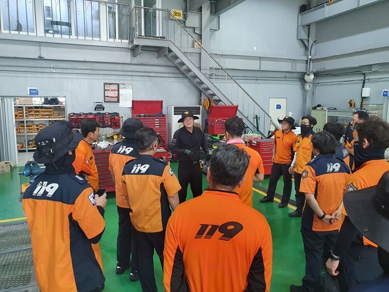 문경소방서, 소방펌프차 특별교육 가져