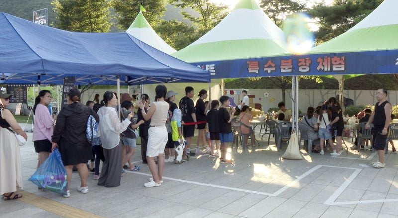 문경 좀비워터나이트, 4500명 열광