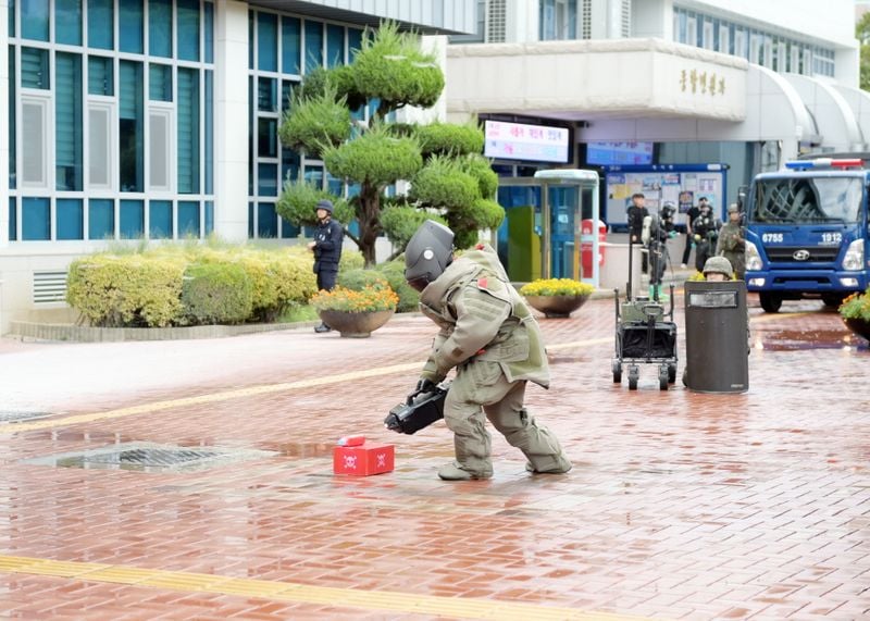 문경시 2025년 을지연습 ‘시청사 드론 테러 대응 합동훈련’