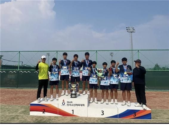 문경중학교 소프트테니스부, 전국 대회 단체전 전관왕 쾌거
