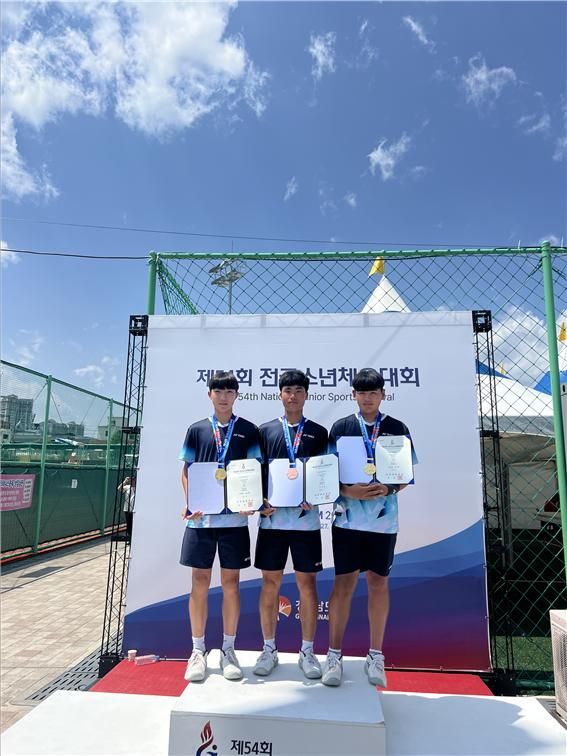 문경중학교 소프트테니스부, 전국 대회 단체전 전관왕 쾌거