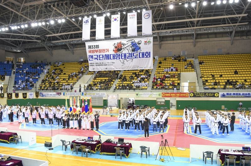 문경에서 제34회 국방부장관기 전국단체대항 태권도대회 개최