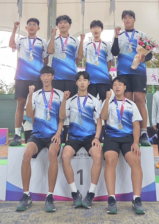 문경공고, 전국체전 소프트테니스 금1개, 은1개 획득