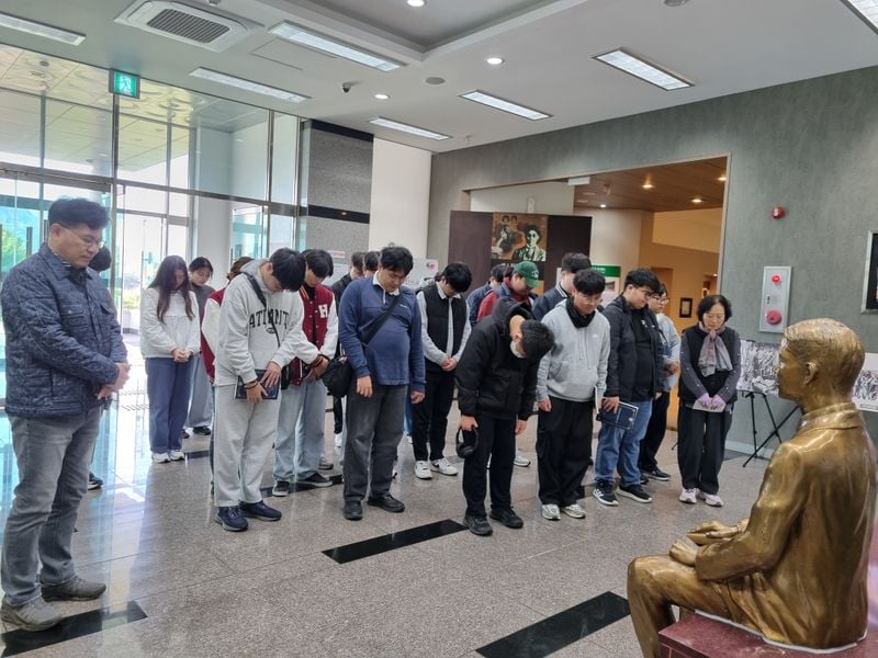 원광대 역사문화학과 학생들, 박열의사기념관 찾아