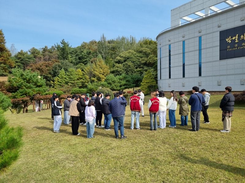 원광대 역사문화학과 학생들, 박열의사기념관 찾아