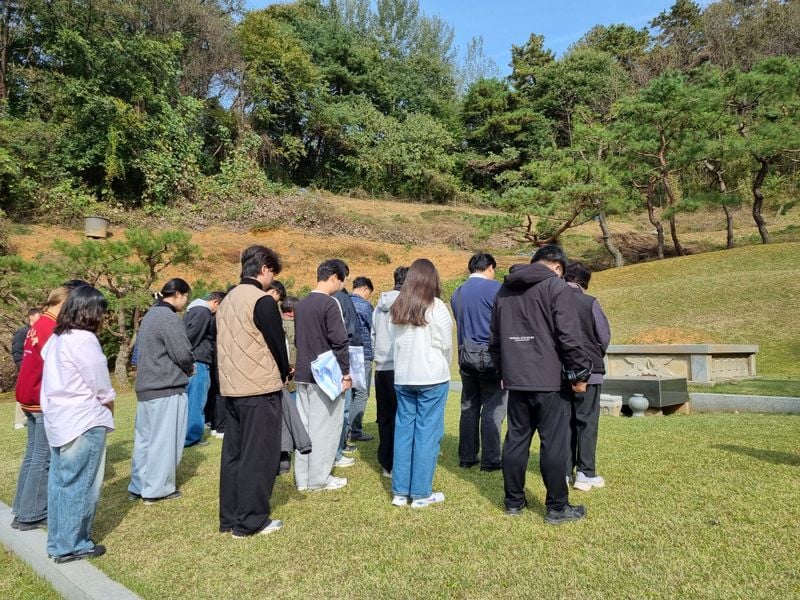 원광대 역사문화학과 학생들, 박열의사기념관 찾아