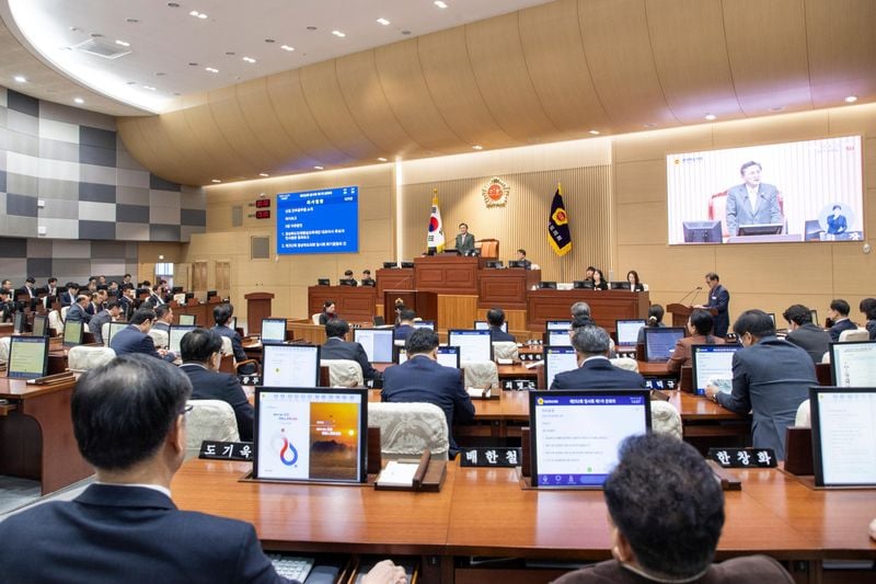 경북도의회, 올해 마지막 회기 제359회 제2차 정례회 개회