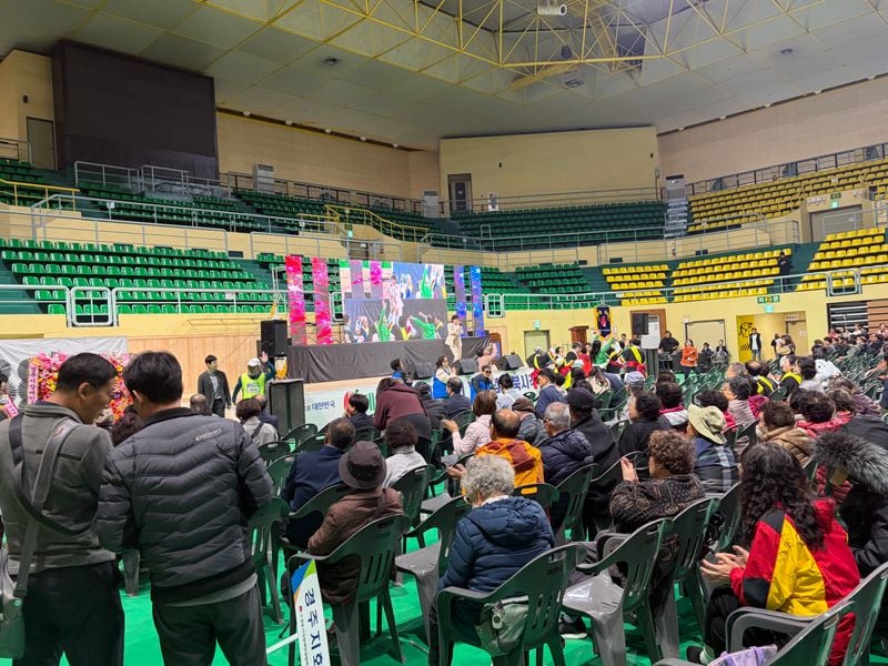 문경 시각장애인들, 제46회 흰 지팡이의 날 행사 참석