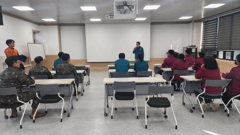 점촌5동행정복지센터 합동 소방훈련 가져