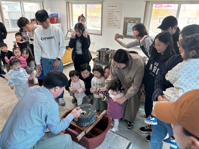 문경시어린이급식관리지원센터, 두부 만들기 체험