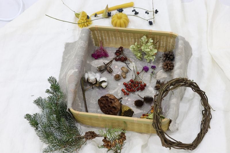 문경자연생태박물관, ‘천연 성탄절 리스 체험’ 운영…