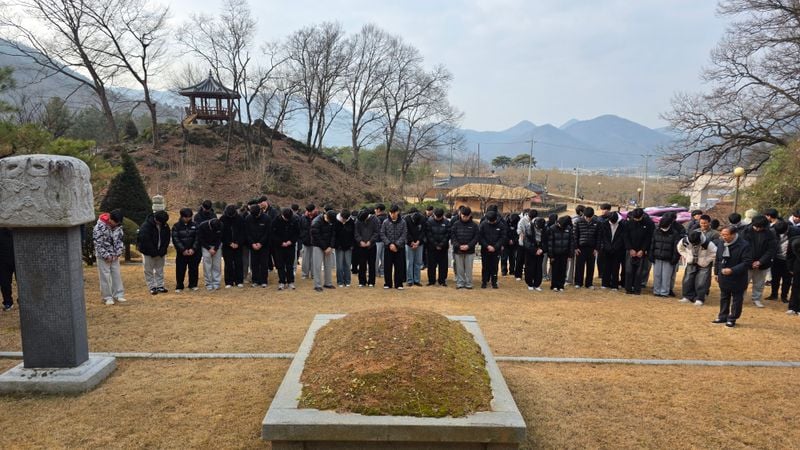 문경중 3학년생 90명, ‘박열의사기념관’ 찾아 나라사랑 정신 되새겨