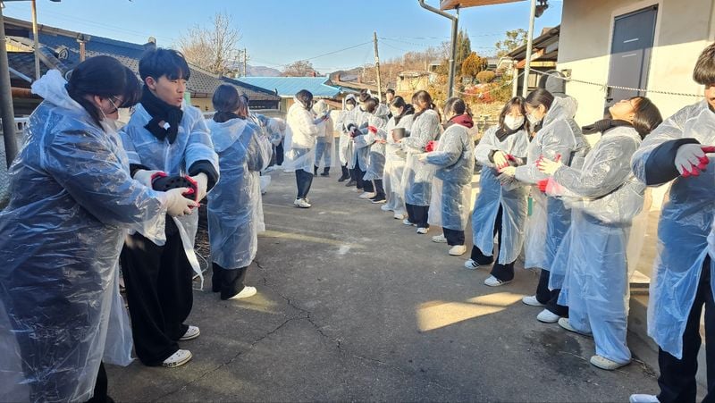 문경시종합자원봉사센터, 산양중학교에서 ‘청소년 자원봉사 아카데미’ 실시