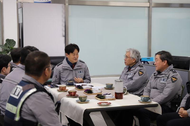 이규봉 문경경찰서장, 부임 후 첫 지역관서 방문