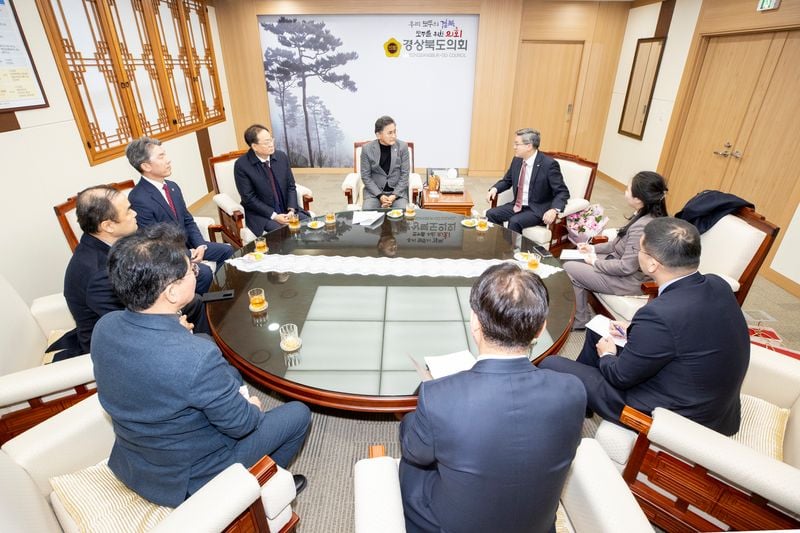 진일표 주부산 중국총영사 경북도의회 방문