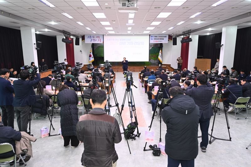 신현국 문경시장, 기자간담회 가져