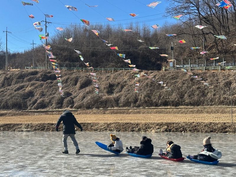 문경시 청소년 방과 후 아카데미, 얼음썰매 체험 운영