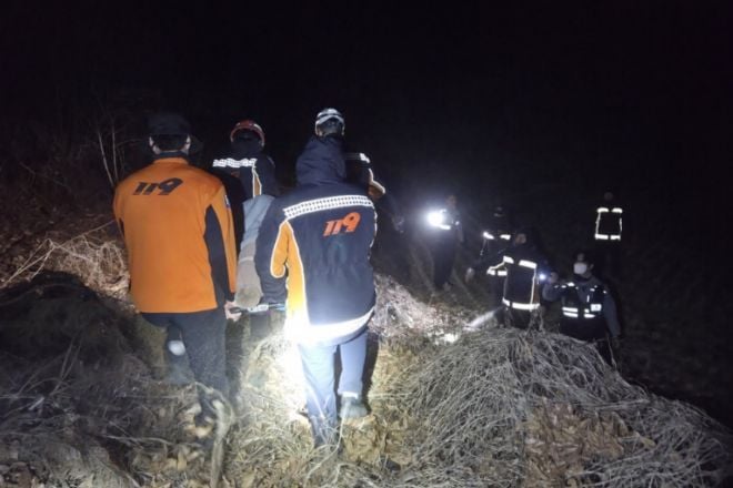 문경소방서, 한파 속 실종자 수색... 실종 어르신 가족 품에