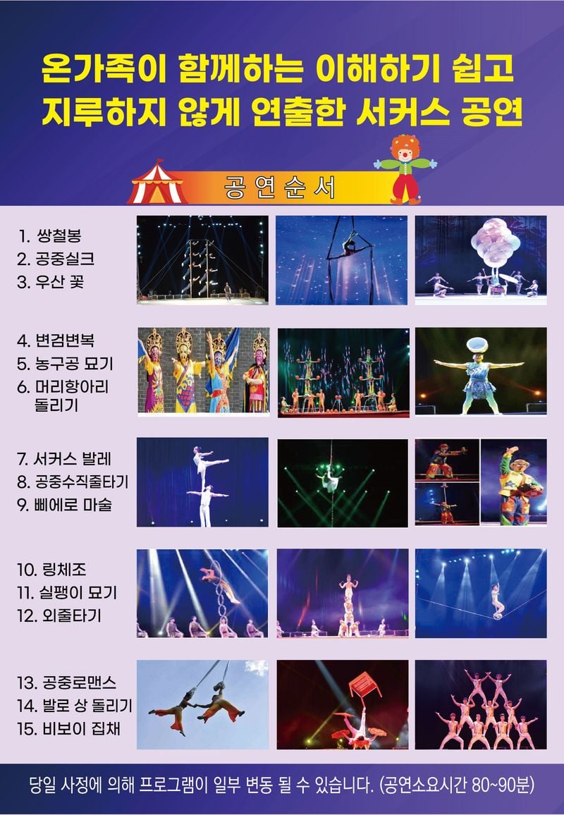 문경문화예술회관, ‘추억의 동춘서커스’ 공연