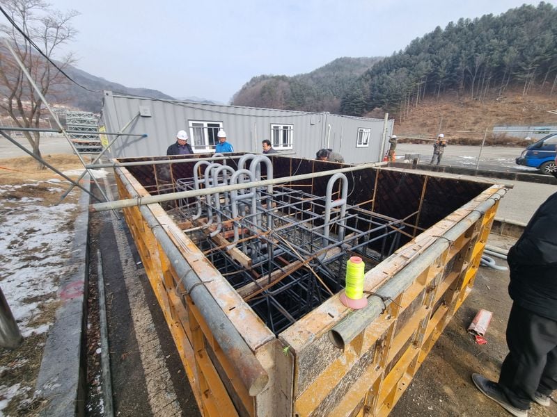 문경새재 케이블카 공사, 한겨울도 물렀거라