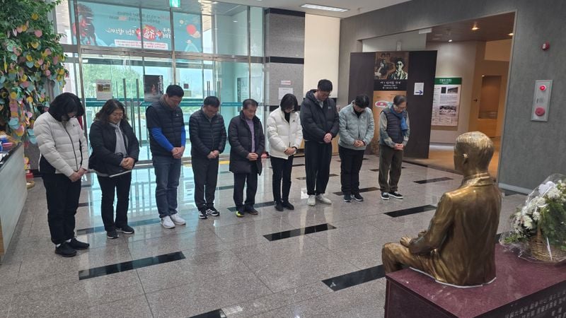 제주도 서귀포시 프리테니스연맹, 박열의사기념관 방문