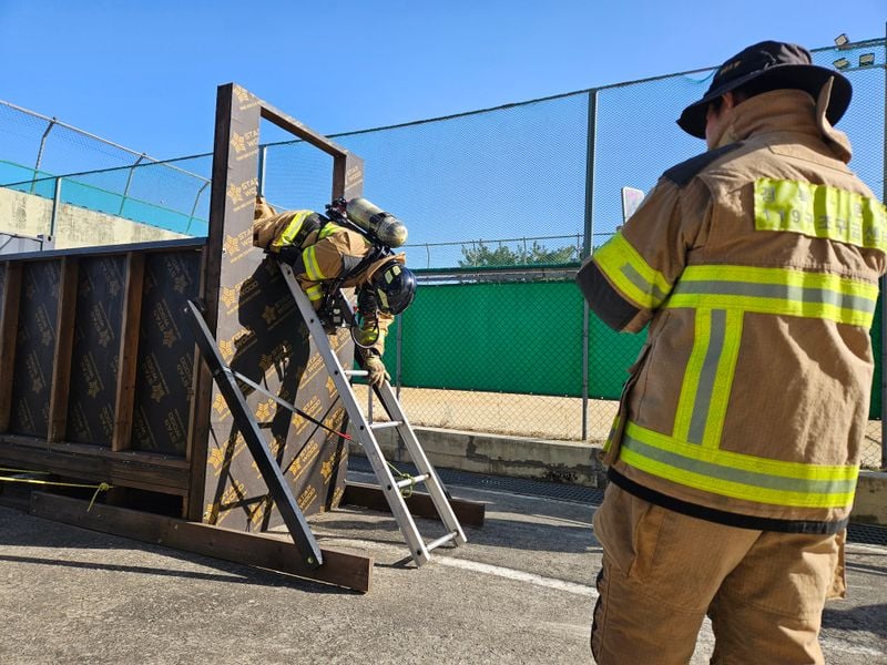 문경소방서, 대원 긴급탈출ㆍ자기생존 훈련