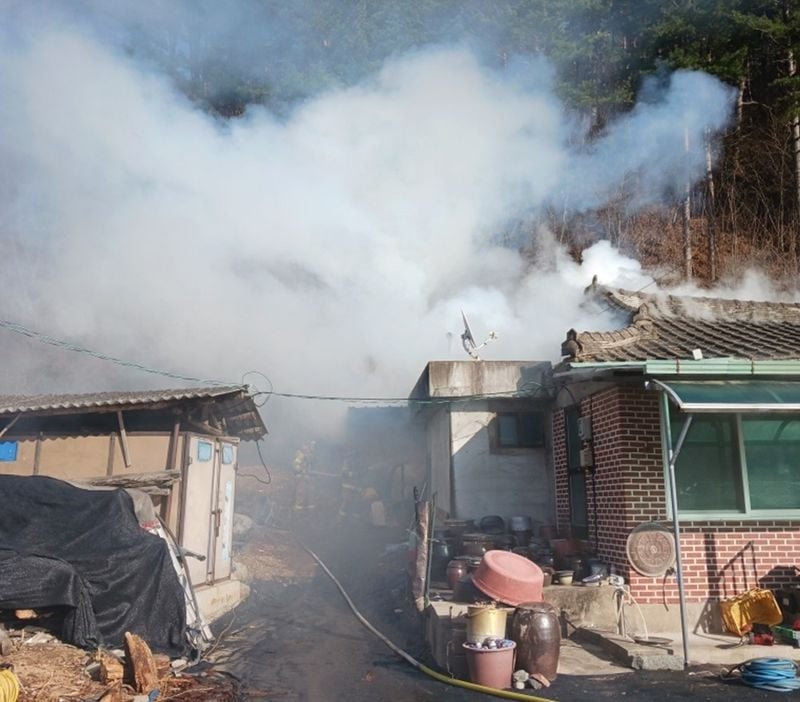 문경시 가은읍 주택 화재