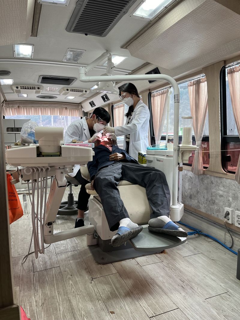 문경시보건소, 구강이동버스 운행