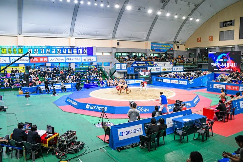 문경에서 제56회 회장기 전국장사씨름대회 개최