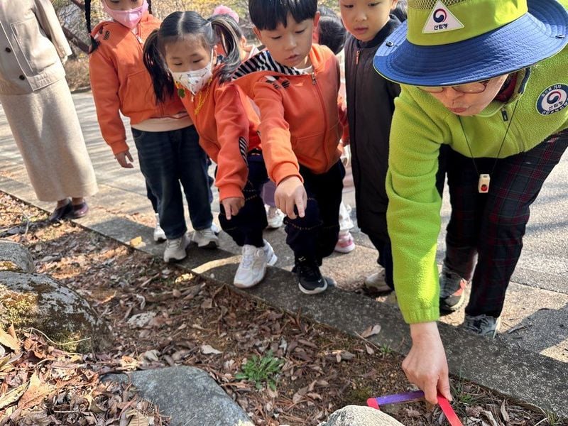 점촌초 병설유치원, 숲속에서 ‘특별한 입학식’