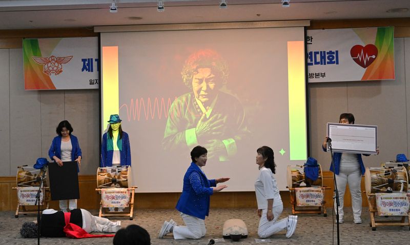 문경소방서 ‘고수생생팀’, 경북 심폐소생술 대회 은상