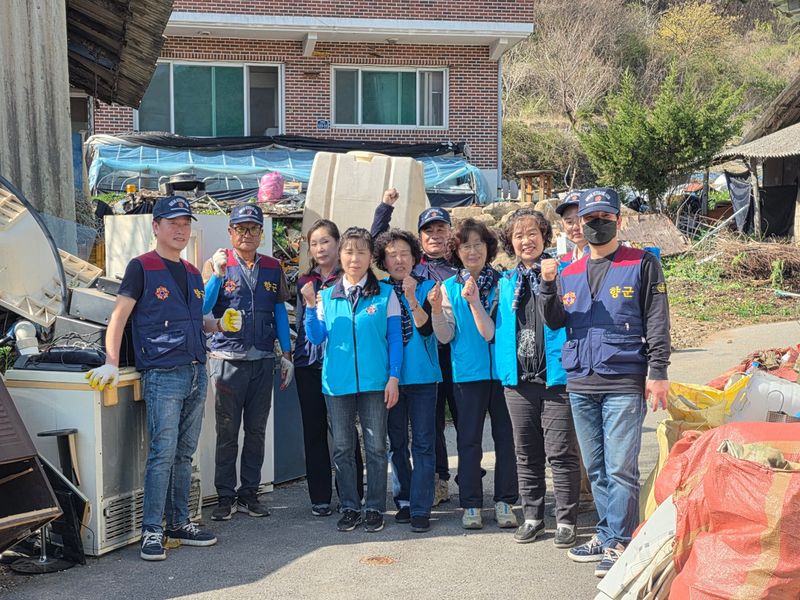 문경시장애인종합복지관, 재향군인회와 함께 장애인 가사지원
