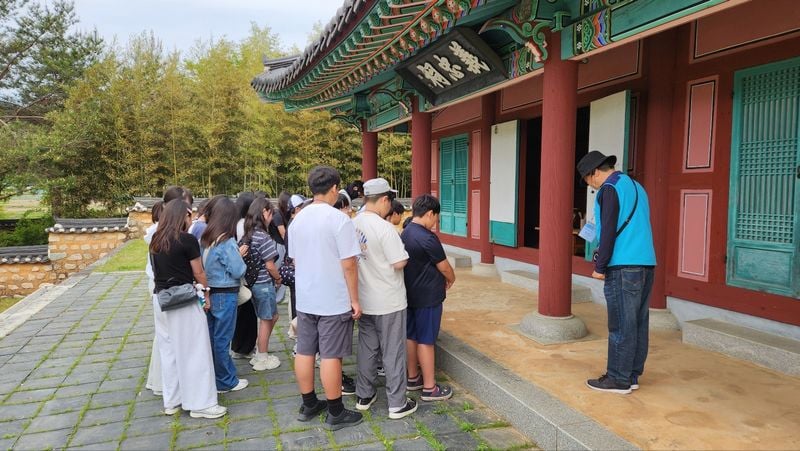 문경 학생 400명 ‘운강과 함께하는 나라사랑 체험·답사’ 참가