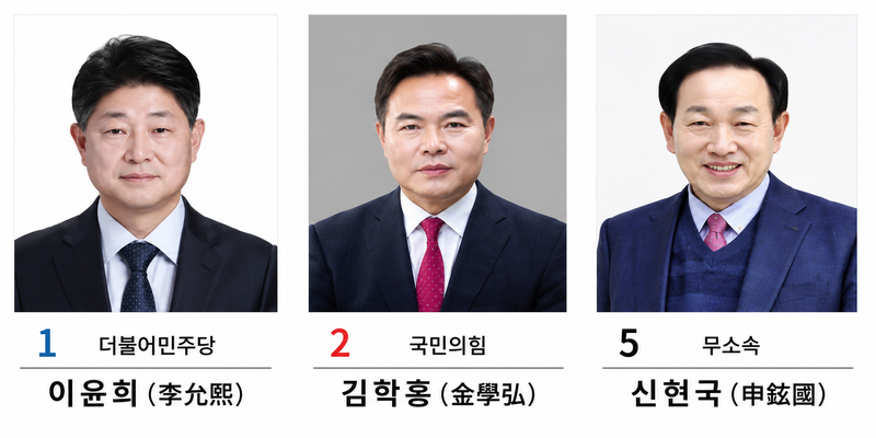 문경시장 선거, 민주당 이윤희ㆍ국민의힘 김학홍ㆍ무소속 신현국 3파전 확정