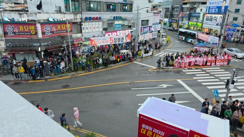 김학홍 국민의힘 문경시장 후보 출정식 대성황