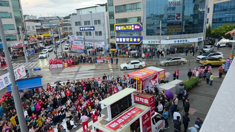김학홍 국민의힘 문경시장 후보 출정식 대성황