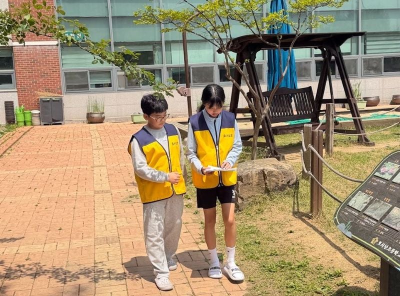 문경 호서남초교, 자치순찰대 ‘HSN 어벤져스’ 운영.... 학교폭력 무사고 100일