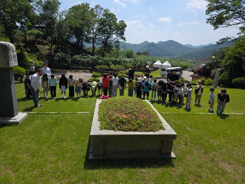 안동 신성초등학교 학생들, 박열의사기념관 방문