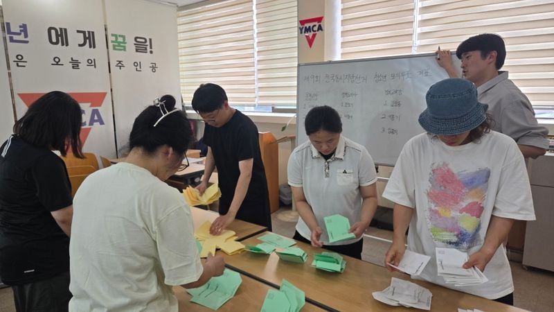 문경YMCA, 제9회 지방선거 청소년 모의투표.... 실제 결과 적중