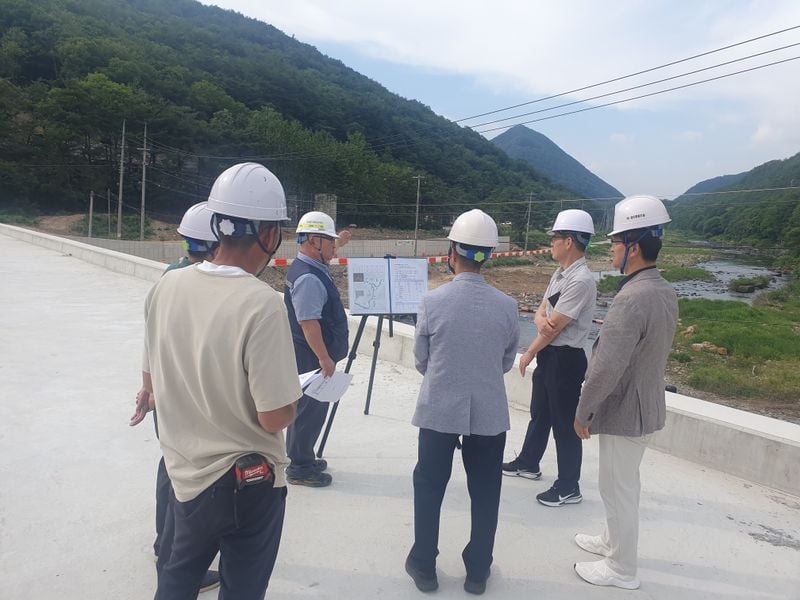 이동욱 문경시 부시장, 핵심 현안사업 현장 점검 나서