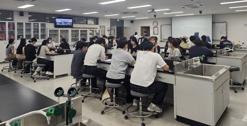 문경대학교 간호학과, 계명대 의대 해부학교실에서 카데바 실습