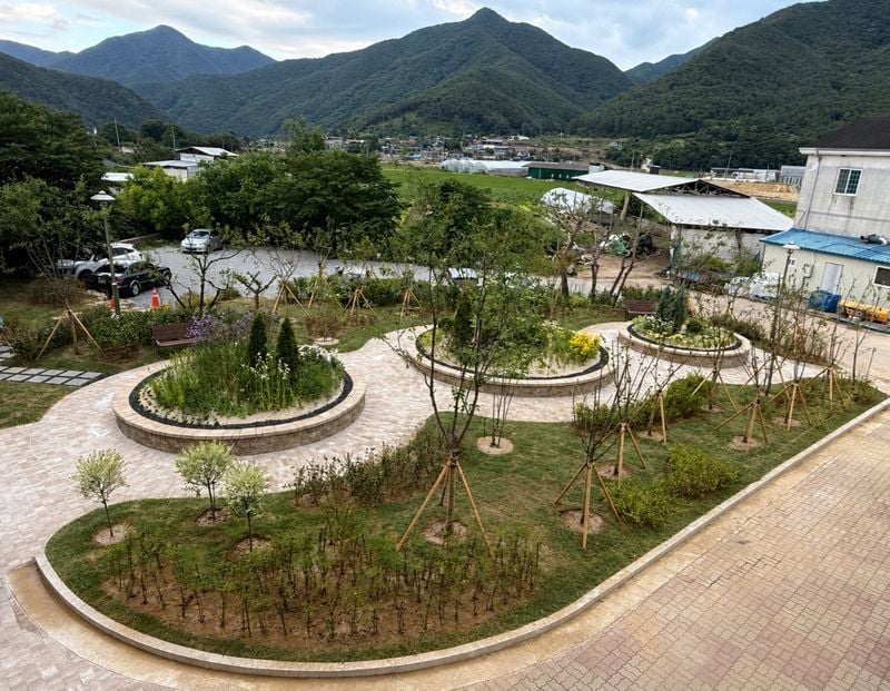 문경시, 가은읍 행복동산 나눔 숲 조성사업 준공