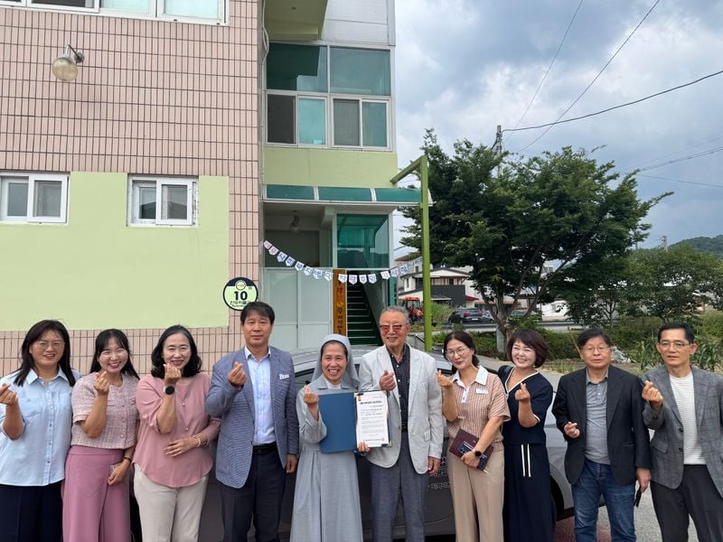 제룡사회복지법인, 산북햇살나무지역아동센터에 업무용 차량 후원