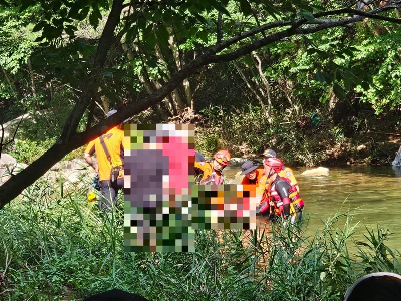 문경 선유동계곡서 60대 급류 휩쓸려 숨져…소방당국 총력 수색에도 끝내 사망