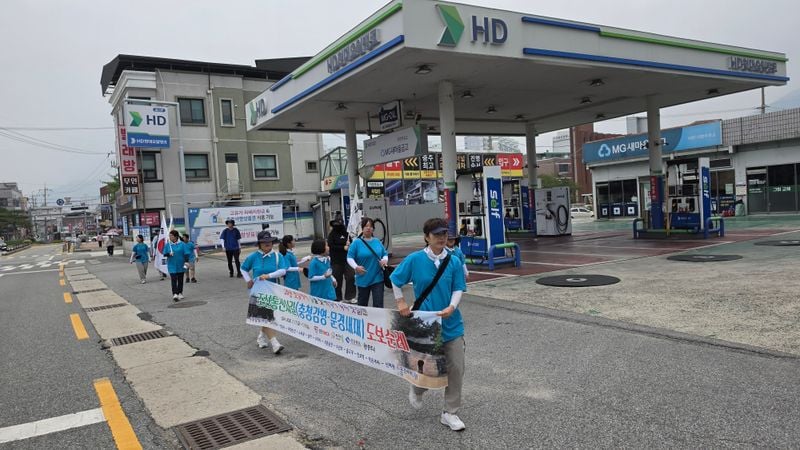 문경 청소년들, 조선통신사 길 30km 걸어
